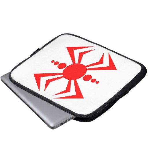 Japanische Spinne Laptopschutzhülle (Vorne Knopf)