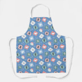 Japanische Spitz Dog Collection Schürze - Blau (Vorderseite)