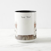 Japanische Spitz-Hunde-Tasse Tasse (Zentrum)