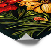 Japanische Spitzhunde Poster (Ecke)