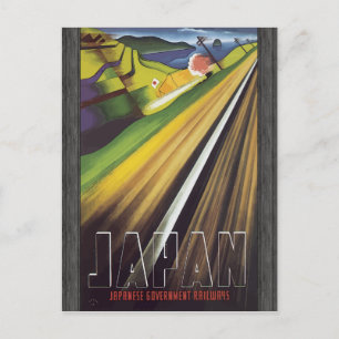 Japanische Staatsbahn, Vintag Postkarte