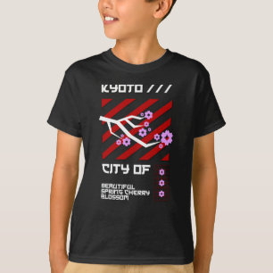 Japanische Städte - Kyōto Stadt Tscherisch-Blossom T-Shirt