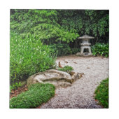 Japanische Steinlaterne Fliese (Vorderseite)