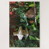 Japanische Steinlatte und Hirsche Puzzle (Vertikal)