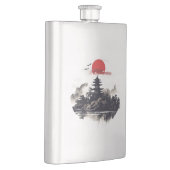 Japanische Stilkollektion Flachmann (Rechts)