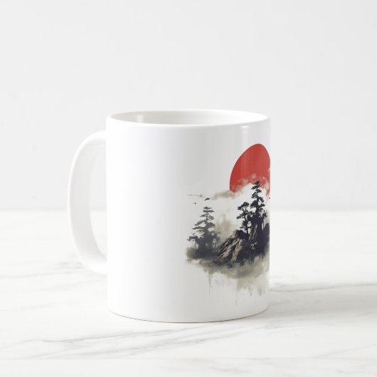 Japanische Stilkollektion Kaffeetasse (Vorderseite Links)