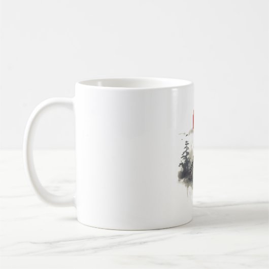 Japanische Stilkollektion Kaffeetasse (Links)