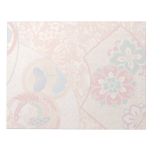 Japanische Stoff Notepad Notizblock