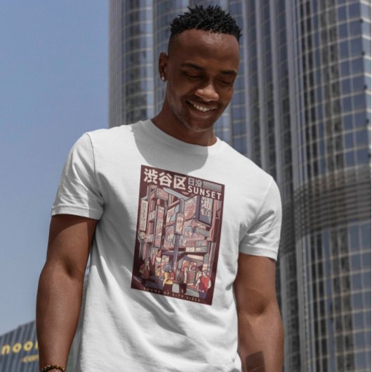 Japanische Straße T-Shirt