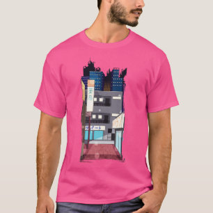 Japanische Straße Tokio Japan T-Shirt