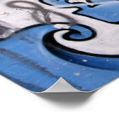 Japanische Street Art von Las Palmas Poster (Ecke)