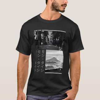 Japanische Streetwear Ästhetische Mode T-Shirt