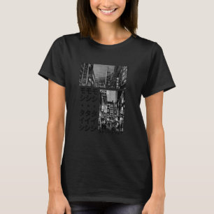 Japanische Streetwear Retro Ästhetische Grafik T-Shirt