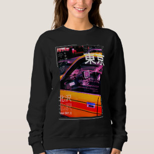 Japanische Streetwear Retro Vibes Ästhetische Toky Sweatshirt