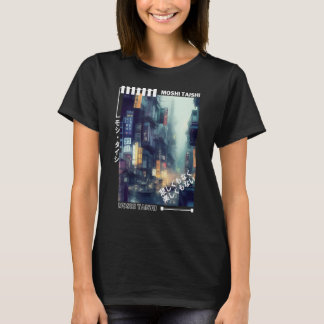 Japanische Streetwear Retro Vibes Ästhetische Toky T-Shirt