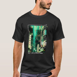 Japanische Streetwear Retro Vibes Ästhetische Toky T-Shirt