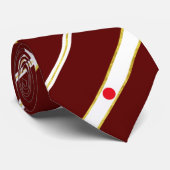 Japanische Streifenflagge Krawatte (Gerollt)