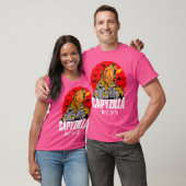 Japanische Sunset Capyzilla Funny Capybara T-Shirt (Unisex)