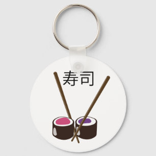 Japanische Sushi-Essstäbchen Schlüsselanhänger