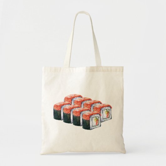 japanische Sushi mit Lachs Tragetasche (Vorne)