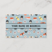 Japanische Sushi Restaurant Business Card Visitenkarte (Vorderseite)