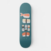Japanische Sushi-Skateboard Skateboard (Vorderseite)