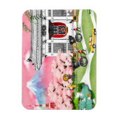 Japanische Szene Magnet (Vertikal)