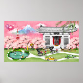 Japanische Szene Poster (Vorne)