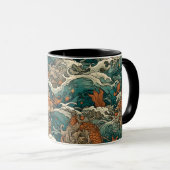 Japanische Tattoo Art Tasse (VorderseiteRechts)