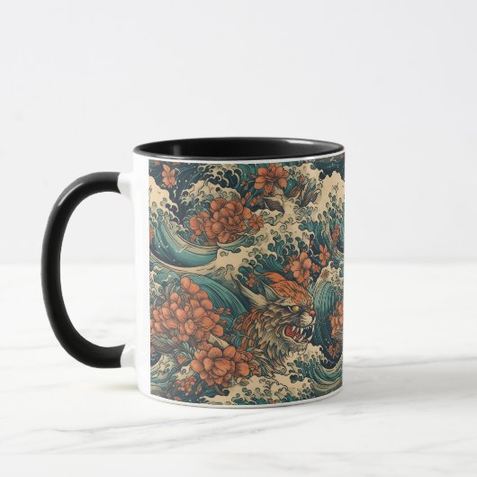 Japanische Tattoo Art Tasse (Links)
