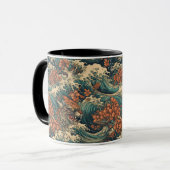 Japanische Tattoo Art Tasse (Vorderseite Links)