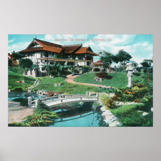 Japanische Tea Garden ViewCoronado, CA Poster (Vorne)