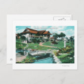 Japanische Tea Garden ViewCoronado, CA Postkarte (Vorne/Hinten)