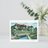 Japanische Tea Garden ViewCoronado, CA Postkarte (Stehend Vorderseite)