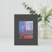 japanische Teefrau Postkarte (Stehend Vorderseite)