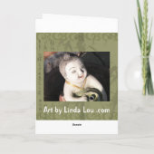 Japanische Teekanne-Collage Karte (Rückseite)