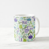 Japanische Teekanne Grüner Tee  Kaffeetasse (VorderseiteRechts)