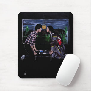 Japanische Teezeremonie-Malerei von Alfred Fox Mousepad
