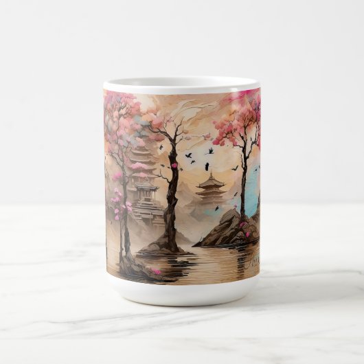 Japanische Tempel Kaffeetasse (Mittel)
