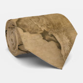 Japanische Tinte auf Papier Gibbons Primate & Land Krawatte (Gerollt)