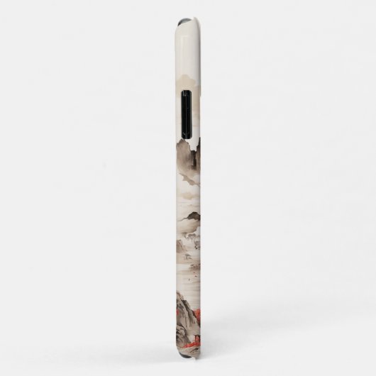 Japanische Tintenlackierung Telefongehäuse - Berg  Case-Mate iPhone Hülle (Hinten/Rechts)