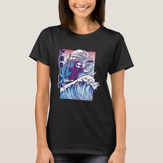 Japanische Todeswellen Meer T-Shirt (Vorderseite)