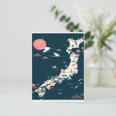 Japanische touristische Karte (Stehend Vorderseite)