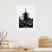 Japanische Tower Art Poster (Küche)