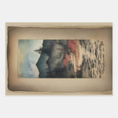 Japanische traditionelle Landschaft Paint ephemera Geschenkpapier Set (Vorderseite 3)