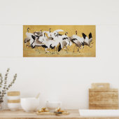 Japanische Uhr von Ishida Yūtei Poster (Küche)