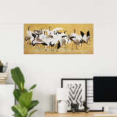 Japanische Uhr von Ishida Yūtei Poster (Heimbüro)