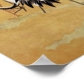 Japanische Uhr von Ishida Yūtei Poster (Ecke)