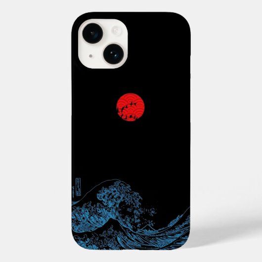 Japanische Ukiyo Art Case-Mate iPhone Hülle (Rückseite)