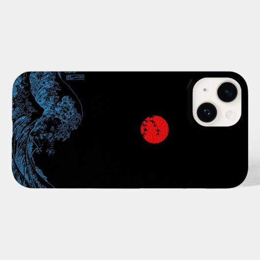 Japanische Ukiyo Art Case-Mate iPhone Hülle (Rückseite (Horizontal))